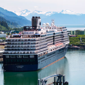 Holland America ship at Juneau Alaska 2022